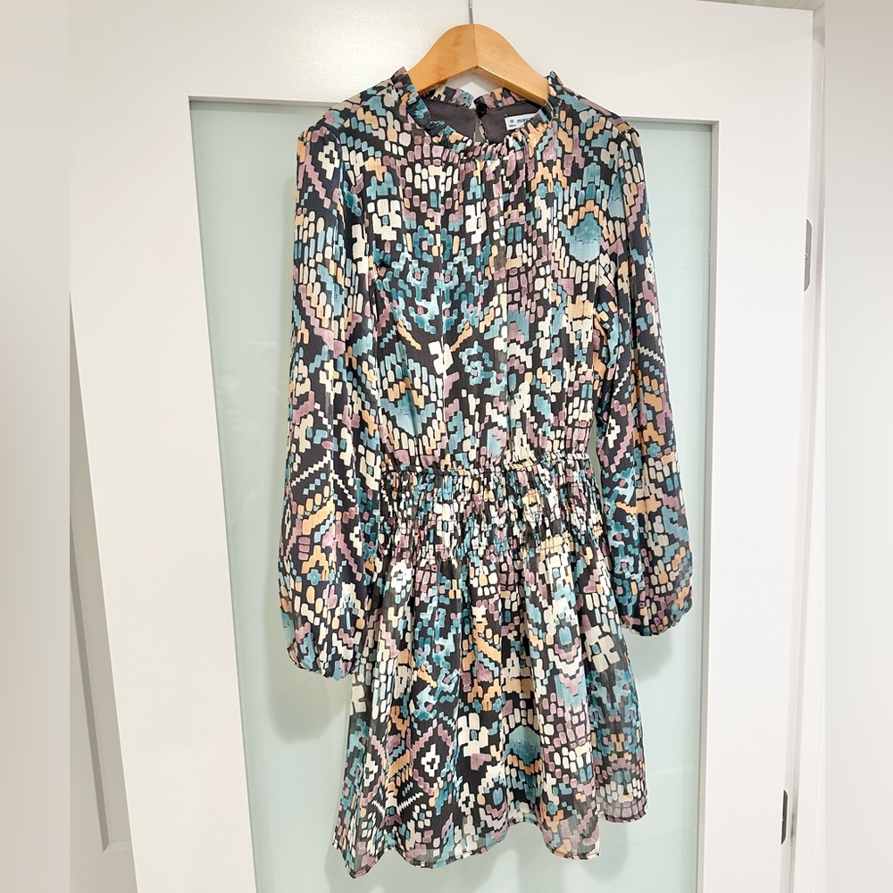 NWOT Mayoral Multicolor Patterned Kids Dress